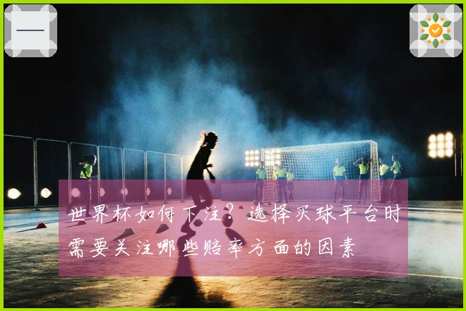 世界杯如何下注？选择买球平台时需要关注哪些赔率方面的因素