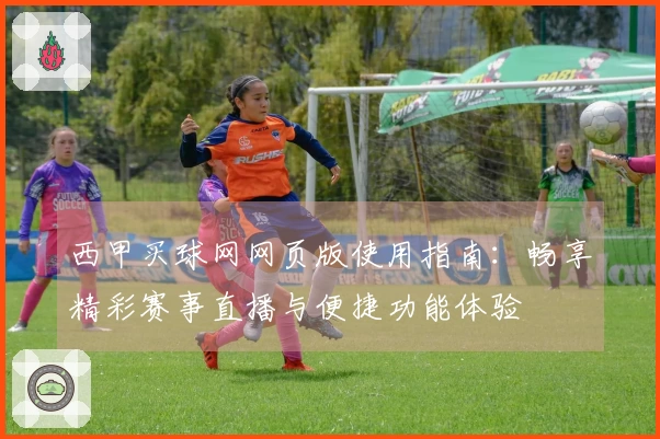 西甲买球网网页版使用指南：畅享精彩赛事直播与便捷功能体验