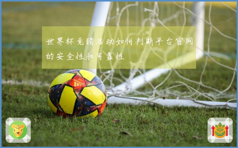 世界杯竞猜活动如何判断平台官网的安全性和可靠性